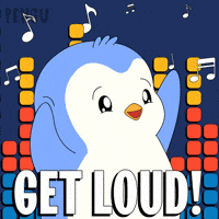 Happy Turn It Up GIF by Pudgy Penguins