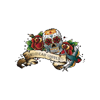 meervalshop tattoo dynamic belgium bishop Sticker