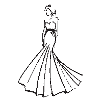 Wedding Dress Bride Sticker by The Wedding Shoppe