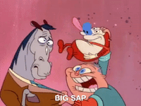 nicksplat ren and timpy GIF