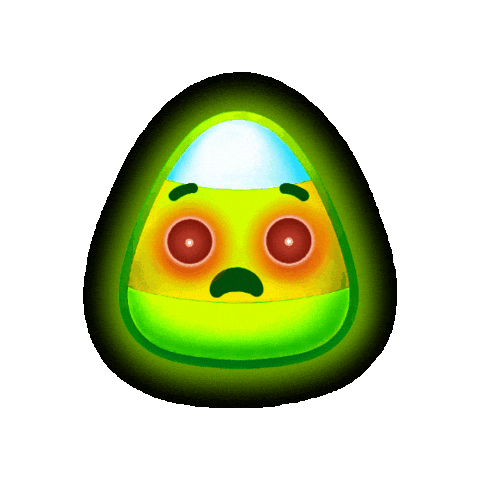 Candy Corn Halloween Sticker by Colitis Ninja