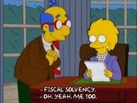 lisa simpson agree GIF