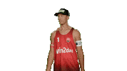 win2dayBeachVolleyballTour smile ball volleyball catch Sticker