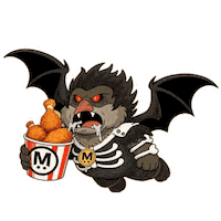 Hungry Fried Chicken Sticker
