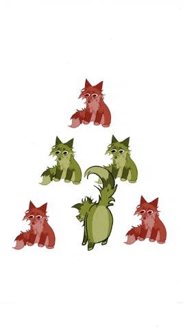 Merry Christmas Art GIF