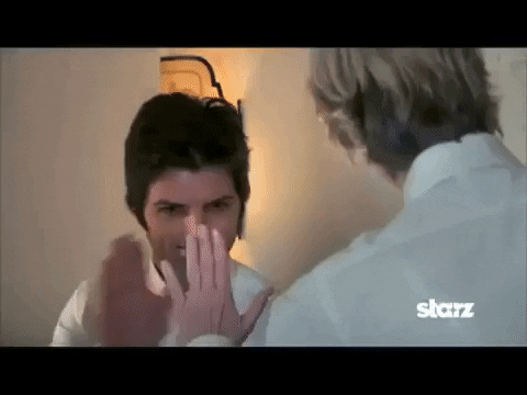 tvsource giphygifmaker starz high five henry GIF