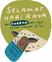 Hari Raya Goat Sticker by sembangsembang