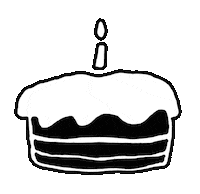 Happy Birthday Cake Sticker