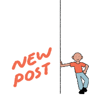 tim_peacock new post newpost falling reveal Sticker