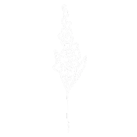 White Flower Sticker