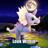 Wisdom Look Within GIF by Divineasaur