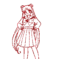 sailor moon Sticker