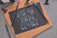 Serious Lettering GIF by STABILO
