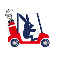 JackBunny golf ゴルフ 골프 jackbunny Sticker