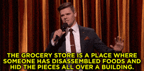 grocery store GIF by Team Coco