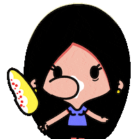 Comida Eating Sticker
