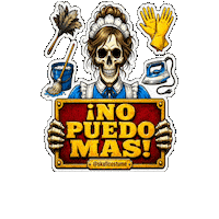 Skull No Puedo Mas Sticker