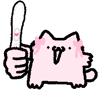 Cat Love Sticker by sillynub