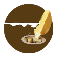 Cheese Switzerland Sticker by laaxisniceyo