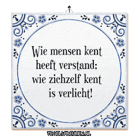 Nl Wijsheid Sticker by Tegelspreuken.nl