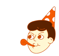 Juice_pl wow celebration birthday win Sticker