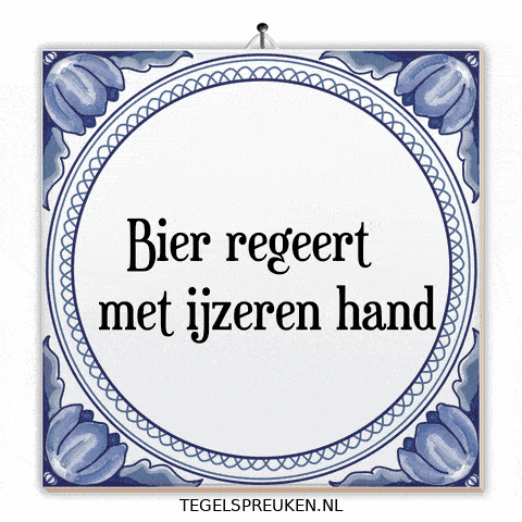 Humor Bier GIF by Tegelspreuken.nl