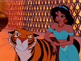 princess jasmine seriously GIF