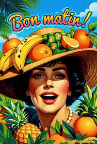 Bon Matin GIF by TresorsDuMonde.ca