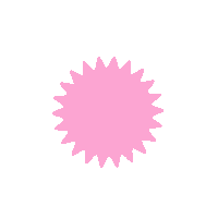 Pink Sun Sticker