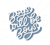 Boys Will Be Boys Sticker by Tutajna