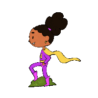 Fun Girl Sticker by yeskis4king