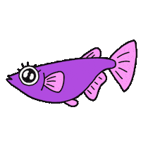 魚 Medaka Sticker