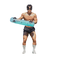 GYMNOW workout eric step aquabag Sticker