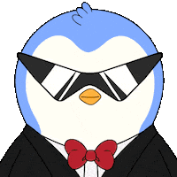 Forget Look Here Sticker by Pudgy Penguins