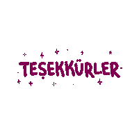 Tesekkurler Sticker