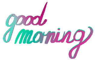 wieamschnuerchen pink mood good morning Sticker