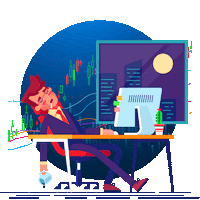 Buy Stock Sticker by AvaTrade