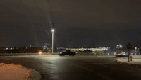 Lightning Flashes on Wet Night in Green Bay