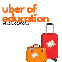 schoolworq travel work school education Sticker