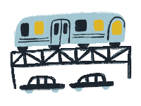 domschicago train chicago doms domschicago Sticker