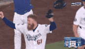 Los Angeles Dodgers Baseball GIF by MLB