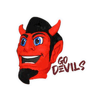Horns Up Go Devils Sticker by Fairleigh Dickinson University