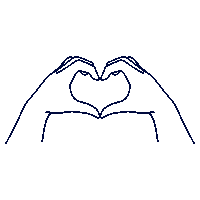 Blue And Gold Love Sticker by ETSU