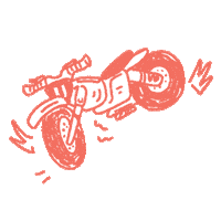 Race Doodle Sticker