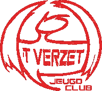 jeugdclub_tverzet rood jeugd jeugdhuis knokkeheist Sticker