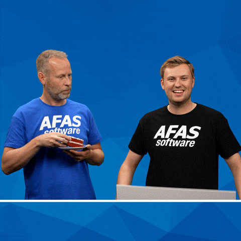 Piece Of Cake Makkelijk GIF by AFAS Software