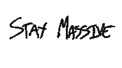tmj stay massive Sticker by MassiveJoes