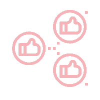 Pink Share Sticker by The Ladies Cue