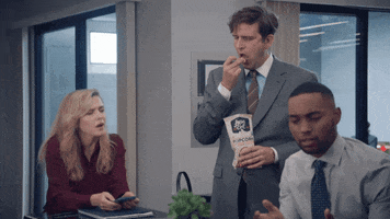 Office Eating GIF by EightPM