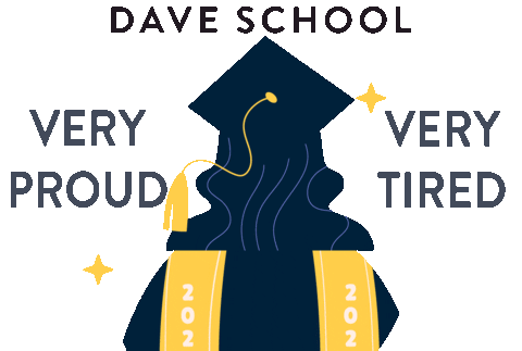 Graduation Class2023 Sticker by The DAVE School